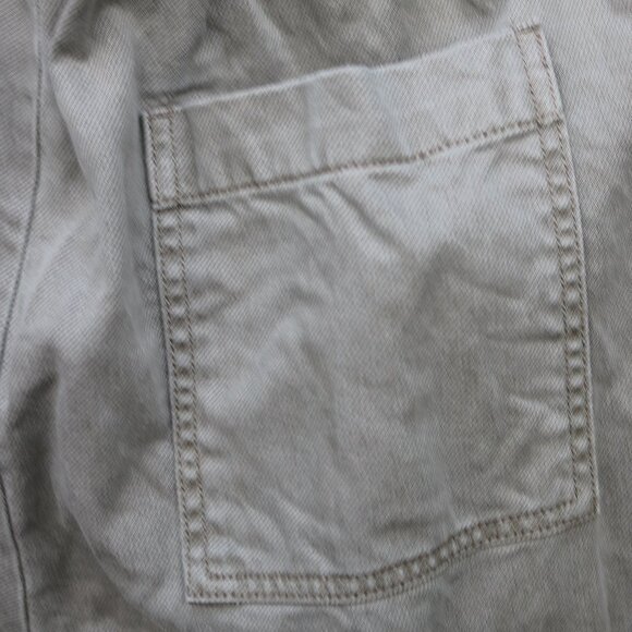 Joie Olive Snap Loop Rope Belt Wide Leg Lyocell Cotton Blend Pants Sz LARGE - Picture 6 of 8